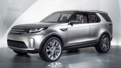 Nieuwe Land Rover Discovery Vision Concept is voorbode nieuwe Discovery, maar vertegenwoordigt ook een nieuwe familie met kleinere Discovery-modellen.