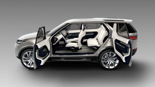 Nieuwe Land Rover Discovery Vision Concept is voorbode nieuwe Discovery, maar vertegenwoordigt ook een nieuwe familie met kleinere Discovery-modellen.