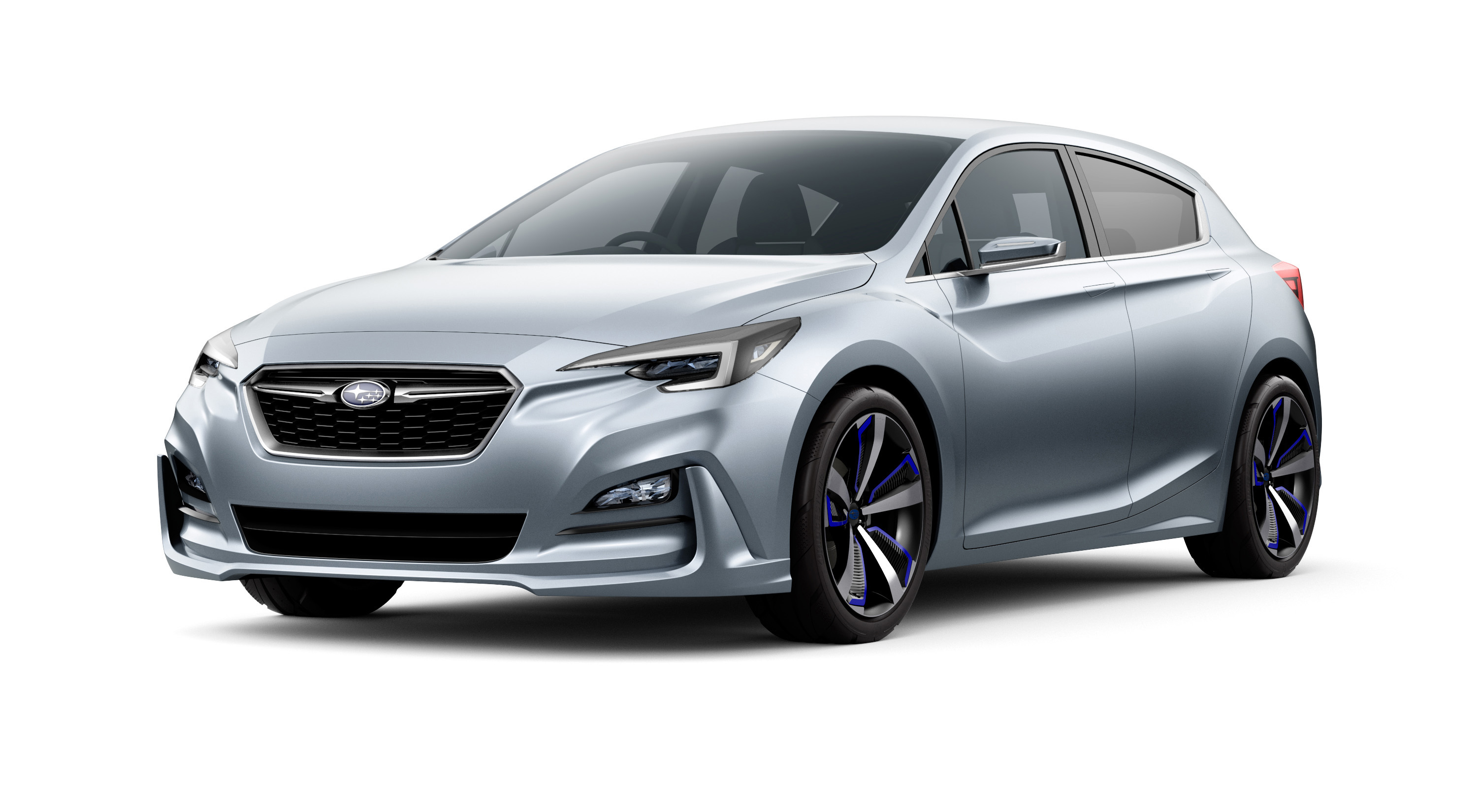Met de Subaru Impreza 5-door Concept kijkt Subaru uit naar de nieuwe generatie Impreza, uiteraard voorzien van vierwielaandrijving.