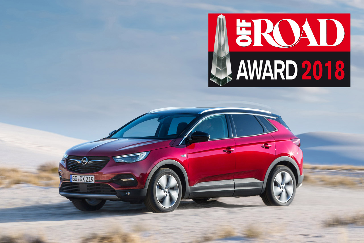 Opel kreeg met de Grandland X een lezersprijs van Offroad en SUV Magazin.