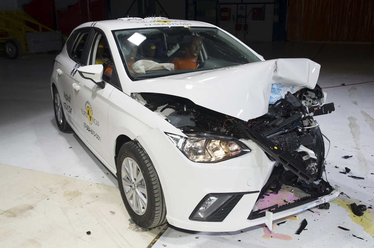 Een flinke reeks nieuwe auto's werd recent door Euro NCAP op botsveiligheid getest: VW Arteon, Opel Insignia, Honda Civic, Hyundai i30, Seat Ibiza, Alfa Romeo Stelvio, Ford Mustang.
