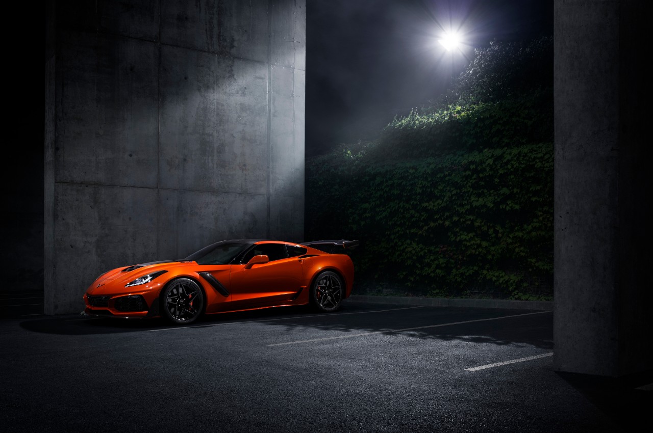 Chevrolet presenteert de snelle ZR1 versie van de huidige Corvette.