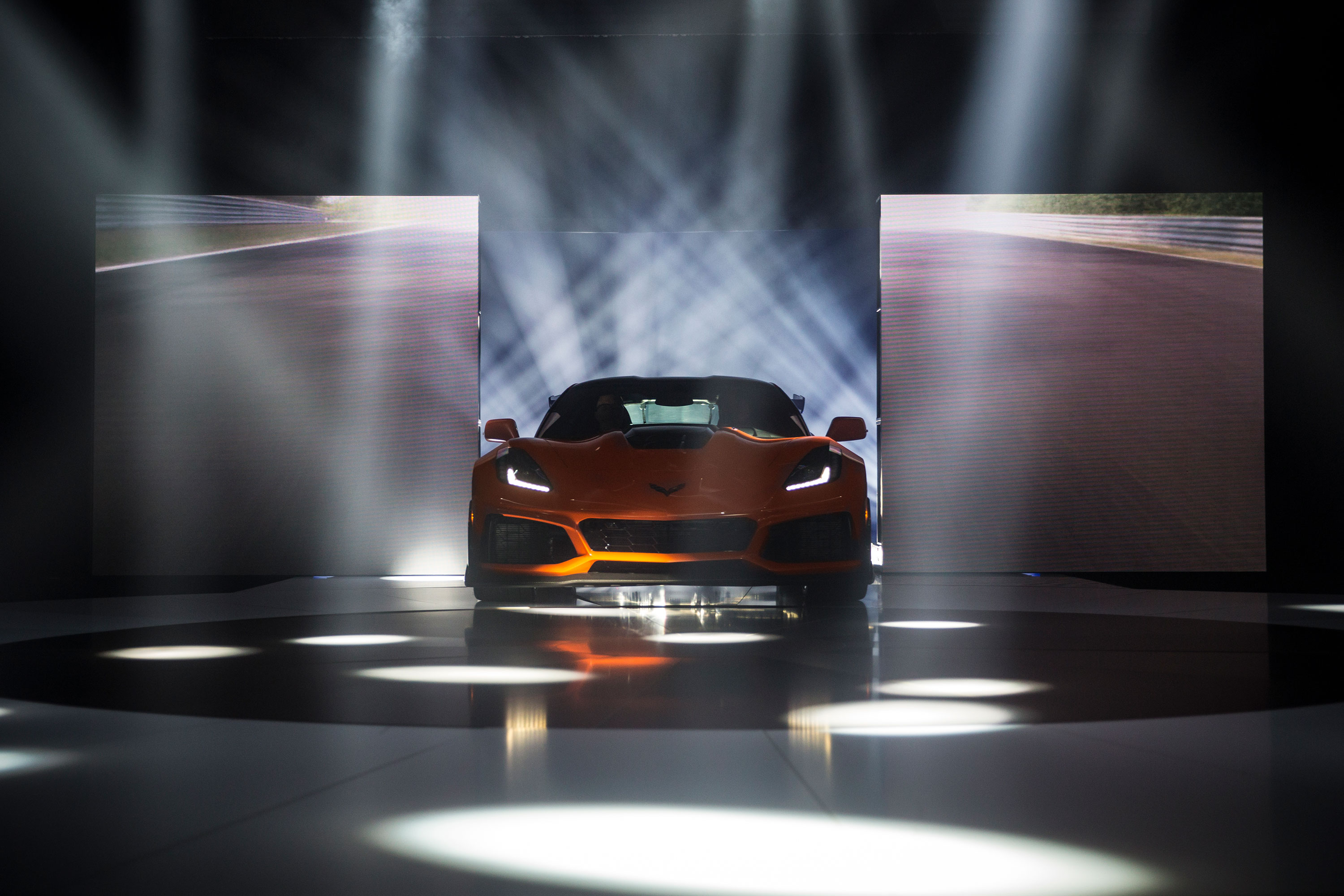 Chevrolet presenteert de snelle ZR1 versie van de huidige Corvette.