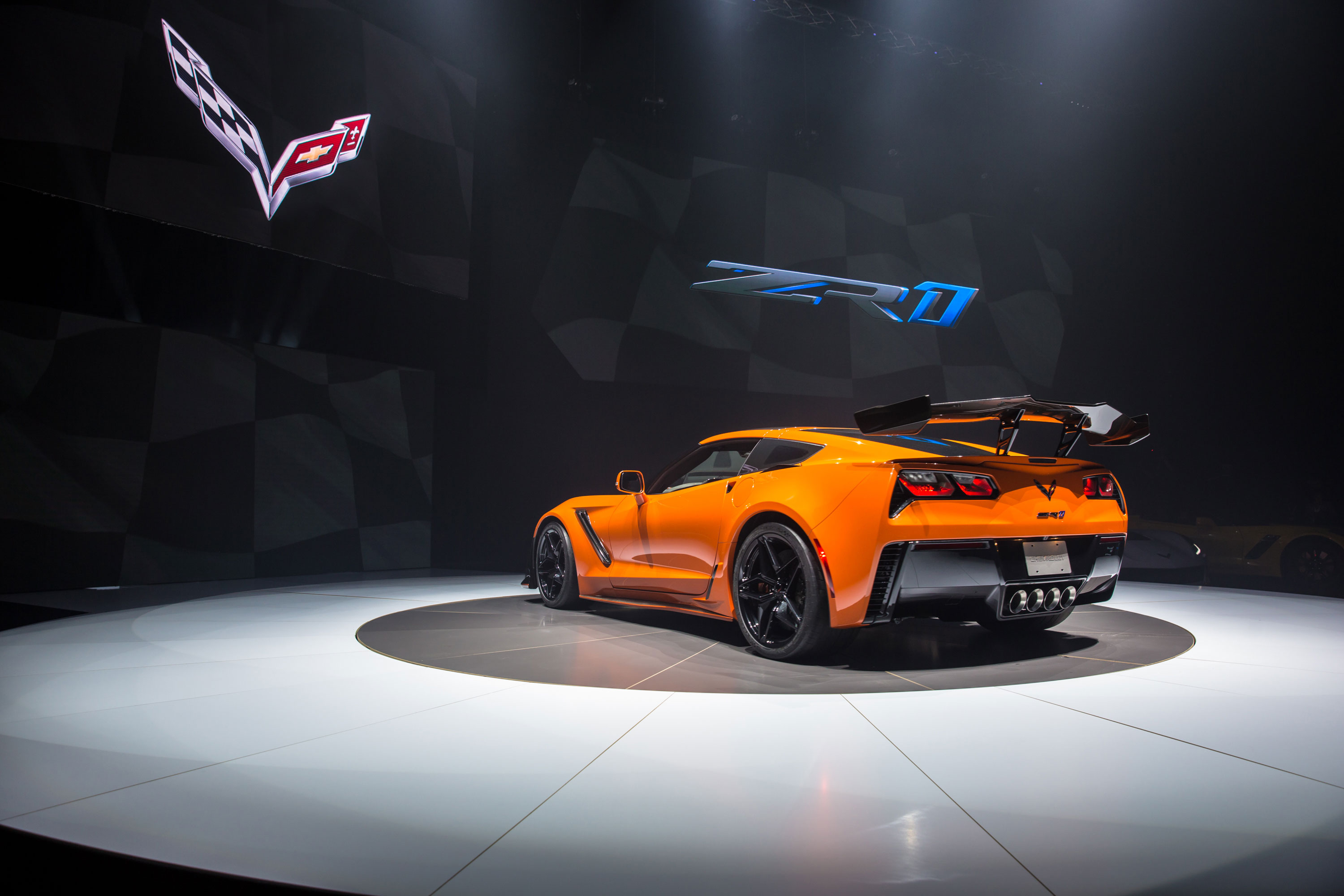 Chevrolet presenteert de snelle ZR1 versie van de huidige Corvette.