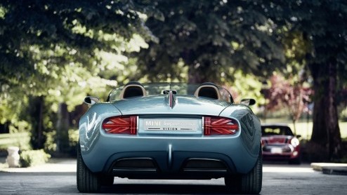Mini Superleggera Vision gepresenteerd als klassieke roadster op Villa d'Este.
