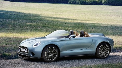 Mini Superleggera Vision gepresenteerd als klassieke roadster op Villa d'Este.