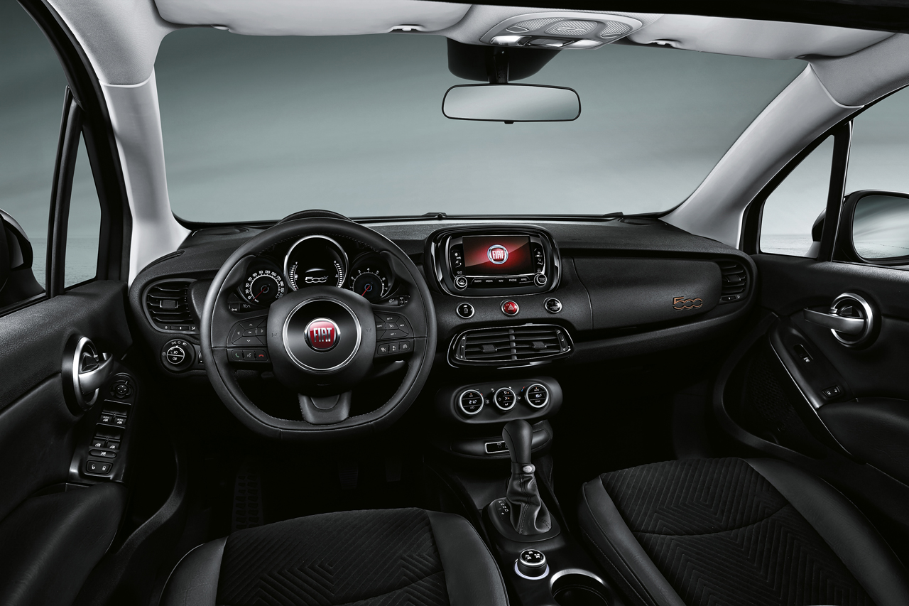 Fiat brengt een speciale editie van de 500X, de S-design met tal van zwarte accenten.