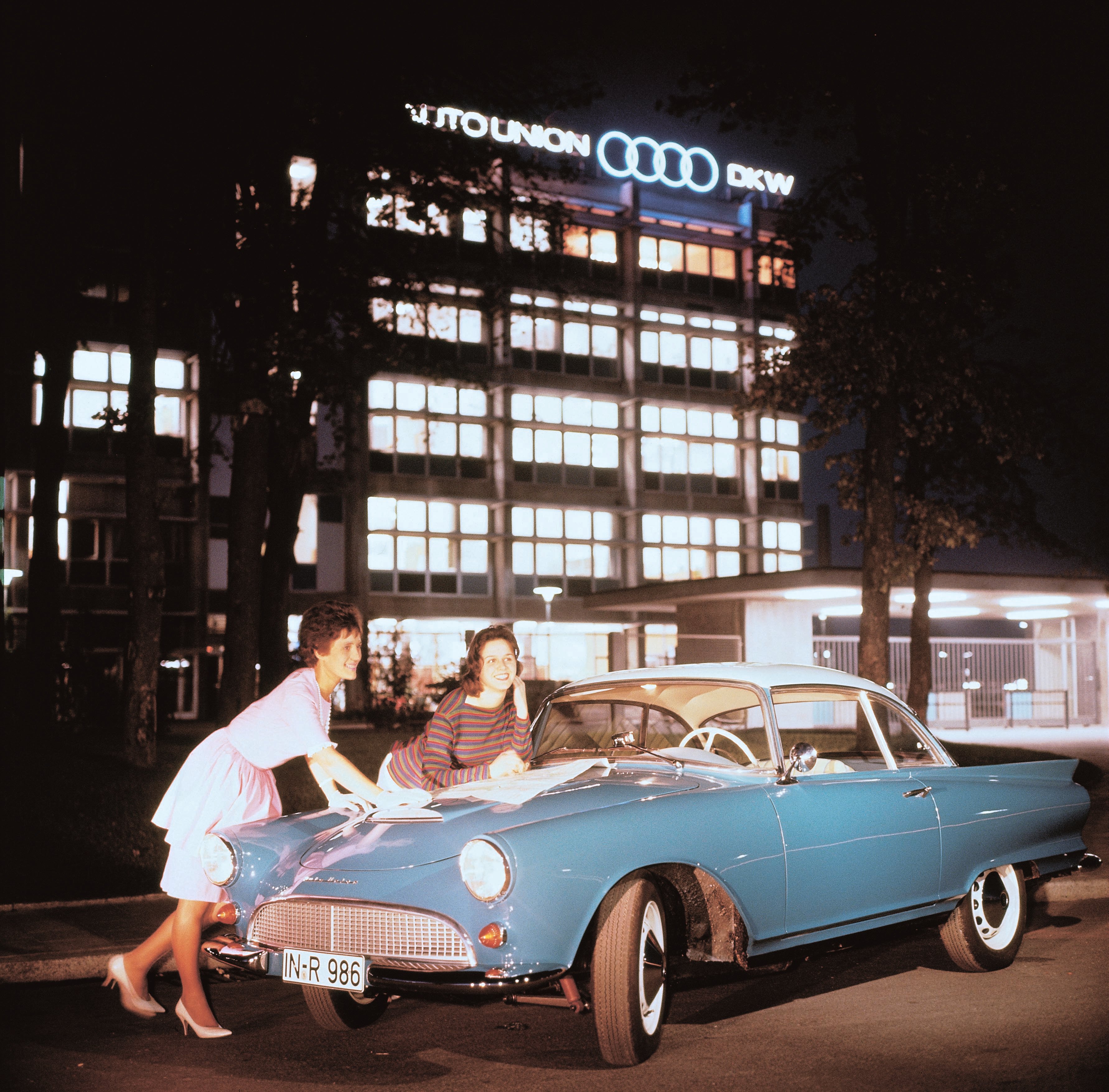 Eerste Audi Tradition in Nederland op 15 juni bij Pon's Automobielhandel in Leusden.