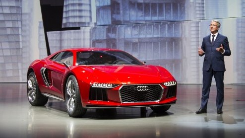 Audi nanuk quattro concept met 5.0 V10 TDI en vierwielbesturing naar IAA. Deze bijzondere crossover heeft R8-prestaties!