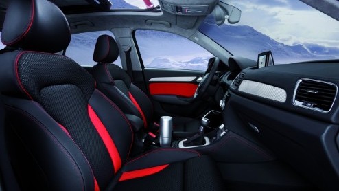 Audi presenteert tijdens de Auto Show in Detroit een extra krachtige en winterse uitvoering van de Audi Q3 met de naam Vail. De speciale versie is voor deze gelegenheid uitgerust met een 314 pk sterke