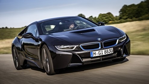 BMW i3 en i8 onthuld tijdens persconferentie IAA Frankfurt 2013.