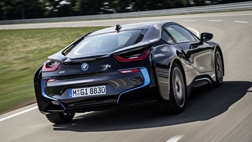 BMW i3 en i8 onthuld tijdens persconferentie IAA Frankfurt 2013.