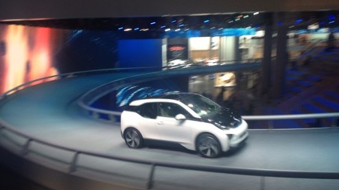 BMW i3 en i8 onthuld tijdens persconferentie IAA Frankfurt 2013.