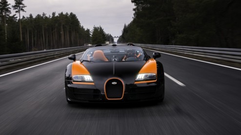 Bugatti Veyron Grand Sport VItesse kan eigenlijk 409 km/u rijden, een record!