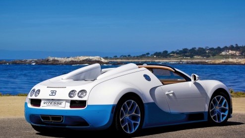Tijdens de Volkswagen Group Night aan de vooravond van de Autosalon in Parijs heeft Bugatti een special edition van de Veyron 16.4 Grand Sport Vitesse voorgesteld. De 1200 pk sterke supercar is uitg