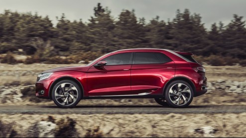 De in China onthulde Citroen DS Wild Rubis heeft een groen hart, hij is met een 1.6 liter benzinemotor en een elektromotor aan zet een plug-in hybride.