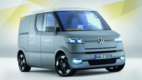 Maak kennis met de Volkswagen eT; een kleine bestelauto met elektrische aandrijving. Handig voor bezorgdiensten zoals die van de Deutsche Post. Niet zo gek dus dat de Duitsers het postbedrijf heeft la