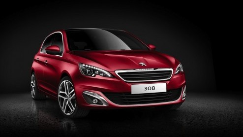 Eerste details nieuwe Peugeot 308. Gebouwd op EMP2-platform, 140kg lichter. Debuut op IAA Frankfurt 2013 en showroomintroductie medio oktober 2013.
