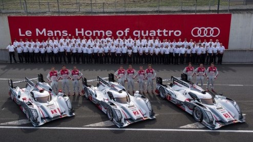 Audi R18 e-tron quattro is verbeterd voor de 24 uur van Le Mans in 2013. De elektromotoren zijn sterker geworden, het gewicht is aangepast en de aerodynamica is verbeterd.