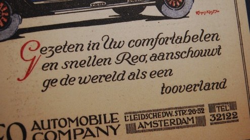 Autoreclame is van alle tijden. De tentoonstelling '125 jaar Autoreclame' in het Museum van de Twintigste Eeuw brengt dat op amuserende wijze in beeld. Wanneer ontwikkelde de auto zich tot statussymbo