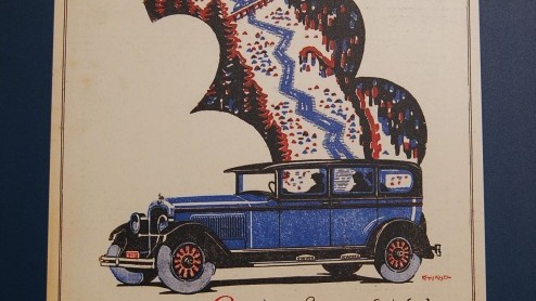 Autoreclame is van alle tijden. De tentoonstelling '125 jaar Autoreclame' in het Museum van de Twintigste Eeuw brengt dat op amuserende wijze in beeld. Wanneer ontwikkelde de auto zich tot statussymbo