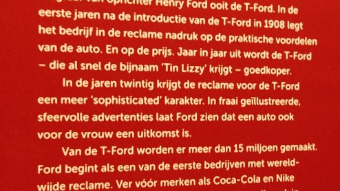 Autoreclame is van alle tijden. De tentoonstelling '125 jaar Autoreclame' in het Museum van de Twintigste Eeuw brengt dat op amuserende wijze in beeld. Wanneer ontwikkelde de auto zich tot statussymbo