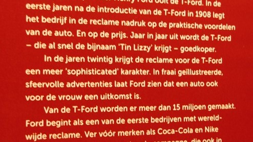 Autoreclame is van alle tijden. De tentoonstelling '125 jaar Autoreclame' in het Museum van de Twintigste Eeuw brengt dat op amuserende wijze in beeld. Wanneer ontwikkelde de auto zich tot statussymbo