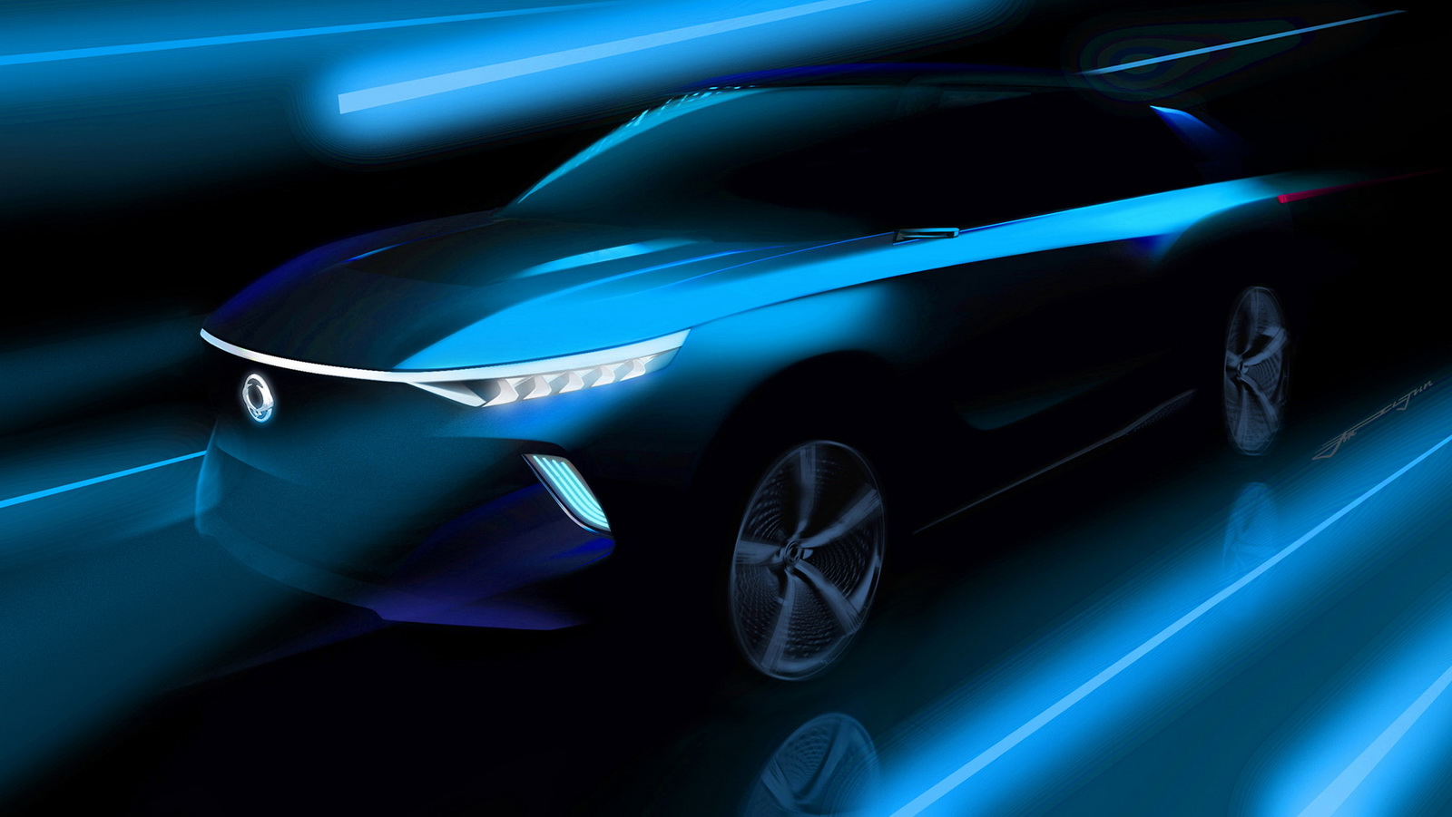 SsangYong komt naar Geneve met de e-SIV concept, een volledig elektrisch aangedreven SUV.