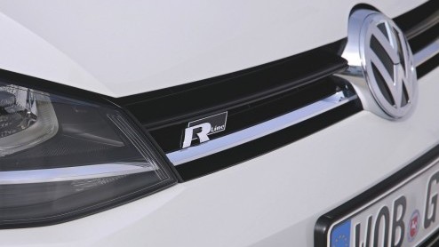Volkswagen Golf leverbaar met R-Line pakketten.