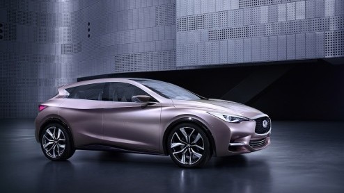 Infiniti Q30 Concept laat zich voortijdig zijn. Officile onthulling op IAA Frankfurt 2013.