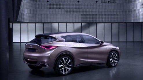 Infiniti Q30 Concept laat zich voortijdig zijn. Officile onthulling op IAA Frankfurt 2013.