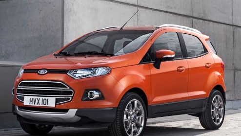 De Europese Ford EcoSport is onthuld op het Mobile World Congress in Barcelona
