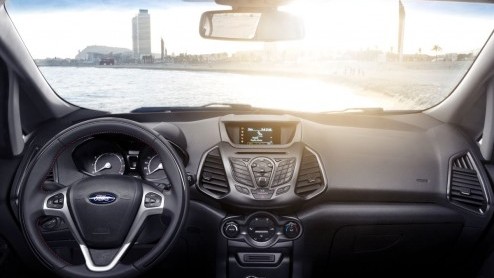 De Europese Ford EcoSport is onthuld op het Mobile World Congress in Barcelona