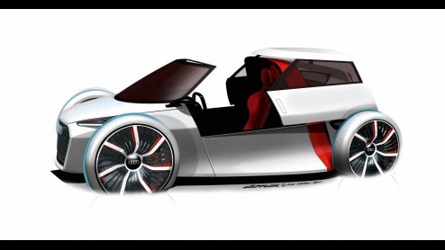Audi gunt ons een eerste blik op de urban concept, een ultralichte auto voor een drukke, stedelijke omgeving. Het technische studiemodel past in geen enkele conventionele categorie.