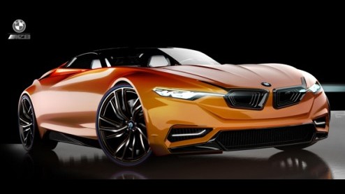 De Franse designer Christophe Jourdhui tekende de BMW MZ8 als een eerbetoon aan de BMW 8 Serie en de Z8 van weleer.