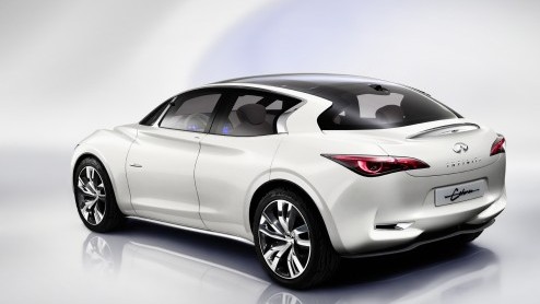 Groot nieuws! De kleine Infiniti krijgt vorm. Het nieuwste staaltje familieuitbreiding luistert naar de naam Etherea en is dankzij de eerste officile beelden (van het studiemodel) al in vol ornaat 