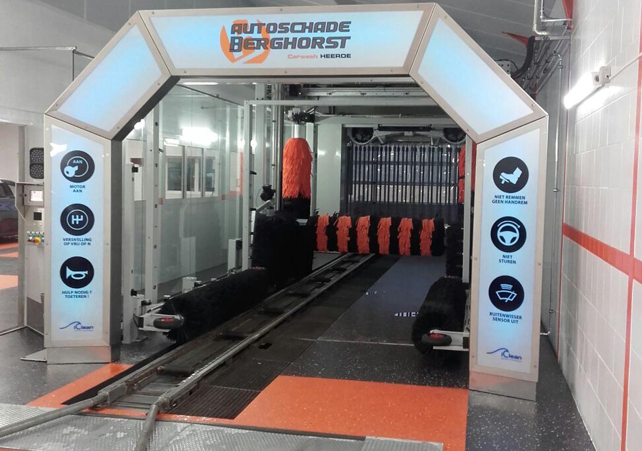 IClean Carwash Technologies heeft zojuist de nieuwste wasstraat van Ceccato genstalleerd bij Autoschade Berghorst in Heerde.