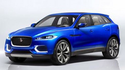 Dit is de Jaguar C-X17 crossover, de eerste crossover annex SUV van Jaguar.