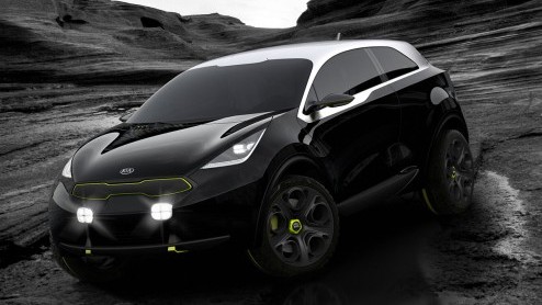 Dit is de Kia Niro Concept staat op IAA 2013. Geen opvolger voor de Soul, maar een vingeroefening naar een o zo populaire compacte SUV in het B-segment.