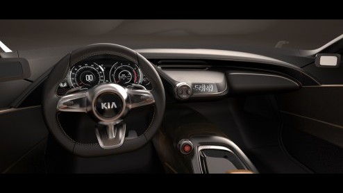 Kia brengt GT concept car uit op de Frankfurt Motor Show Naast de nieuwe driedeurs versie van de Rio en de vernieuwde Kia Soul, presenteert Kia ook het studiemodel van de Kia GT op de IAA. De Kia GT v