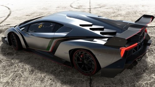 Lamborghini viert zijn vijftig jarig bestaan met deze buitenaardse Veneno.