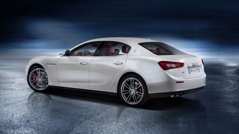 Maserati Ghibli al zichtbaar in volle glorie.