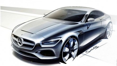 Mercedes gunt ons alvast een blik op de op stapel staande S-klasse Coup aan de hand van een serie schetsen. De opvolger van de CL zal vermoedelijk als studiemodel op de IAA worden gepresenteerd.