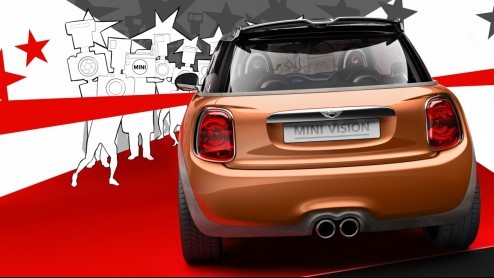 De MINI Vision is een studiemodel van de nieuwe Mini, die volgend jaar in Nederland in productie zal gaan.