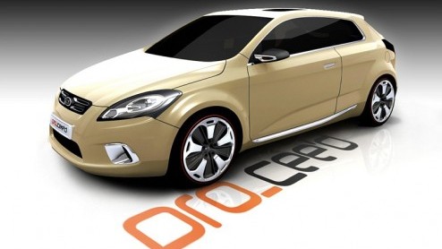 Op de autoshow van Parijs laat Kia een voorproefje zien van een sportieve hatchback. Deze concept car heet pro cee'd en is gebaseerd op de Cee'd, een compacte middenklasser die daar zal debuteren.