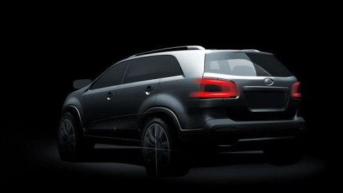 Kia kan het niet laten en toont ons al een stukje nieuwe Sorento. De auto wordt binnenkort gentroduceerd en dus wil Kia ons met deze teaser opwarmen. Update: Vandaag zijn ook twee schetsen de wereld 