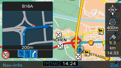 Audi heeft het radio/DVD-navigatiesysteem met MMI bediening een update gegeven. Een verbeterd scherm en snellere routeberekening helpen de A3, TT en R8-rijder nog beter op weg.