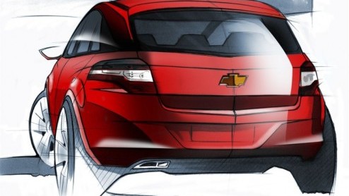 Deze Chevrolet is niet voor ons bedoeld, maar wel het bezichtigen waard. Chevrolet heeft voor volgend jaar een nieuwe compacte vijfdeurs gepland, die onder de naam Agile de Ford Fiesta kan gaan beconc