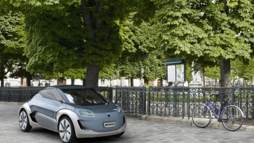 Renault gaat op de IAA in de aanval met elektrische autos. Vanaf 2011 zet het merk de eerste modellen op de markt. Vandaag zijn in Frankfurt vier elektrische conceptcars uit de doeken gegaan, als voo