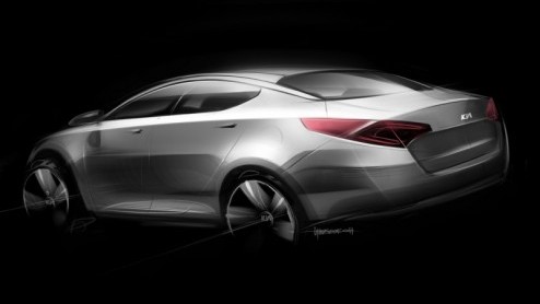 Op 2 april aanstaande presenteert Kia een middenklasse sedan tijdens de New York Auto Show. Deze nieuwe generatie van de Magentis staat vanaf het najaar in de Amerikaanse showrooms. Europa volgt even